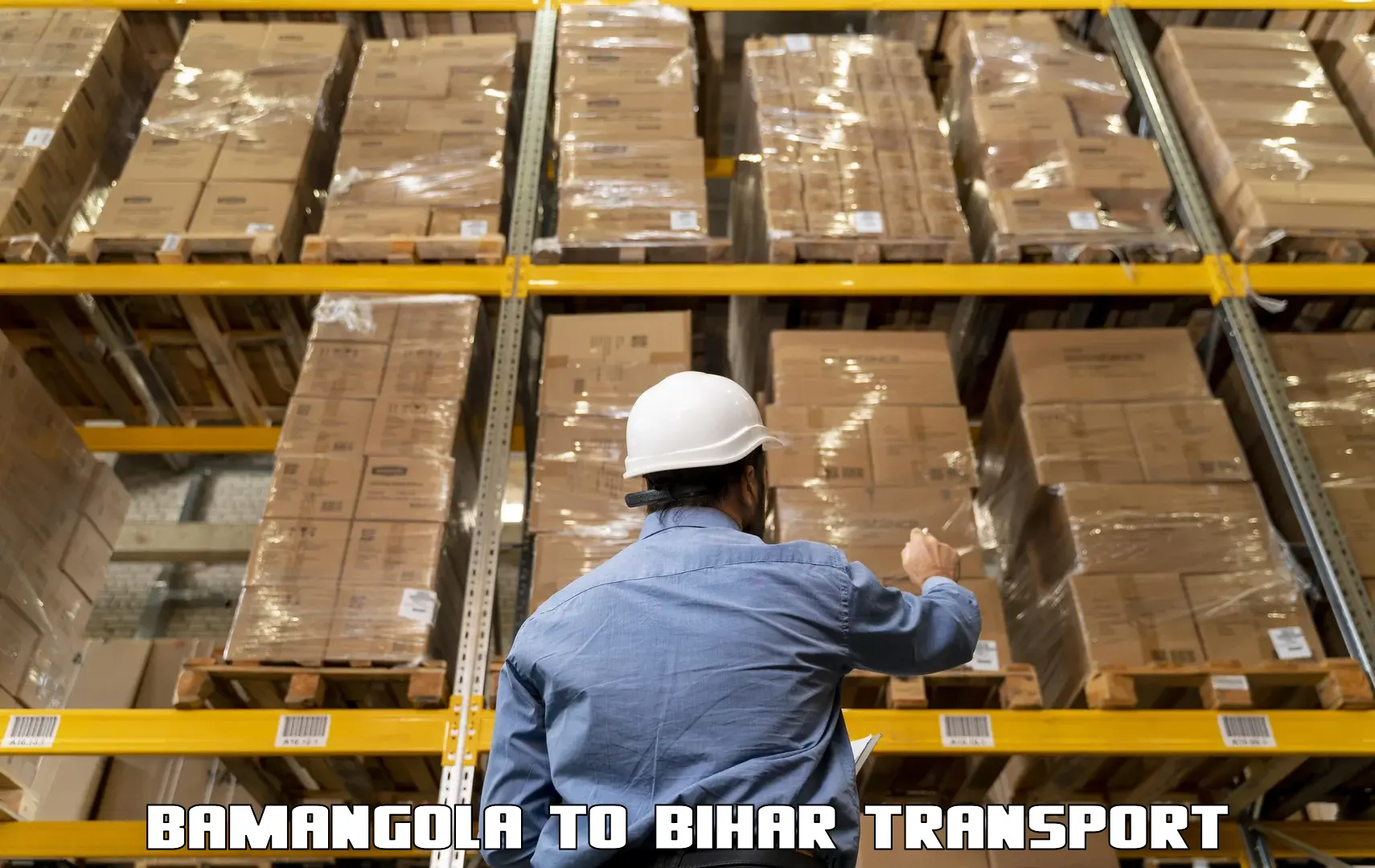 Luggage transport services Bamangola to Hazrat Jandaha