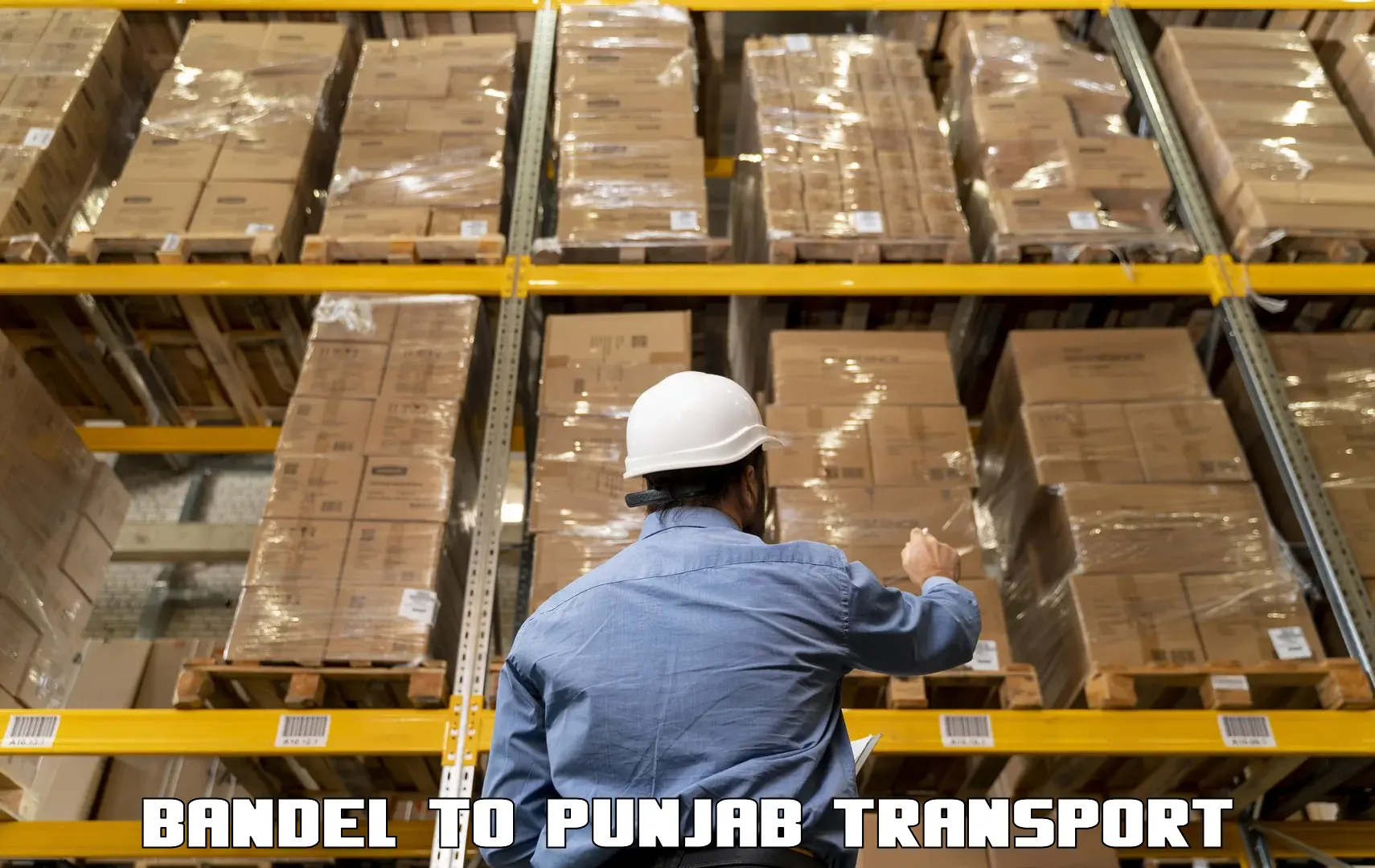 Goods transport services Bandel to Dhuri