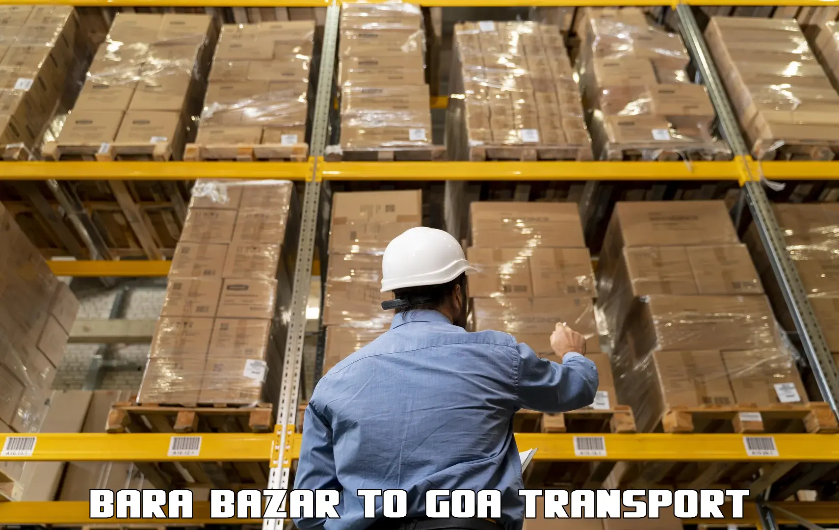 Goods transport services Bara Bazar to South Goa