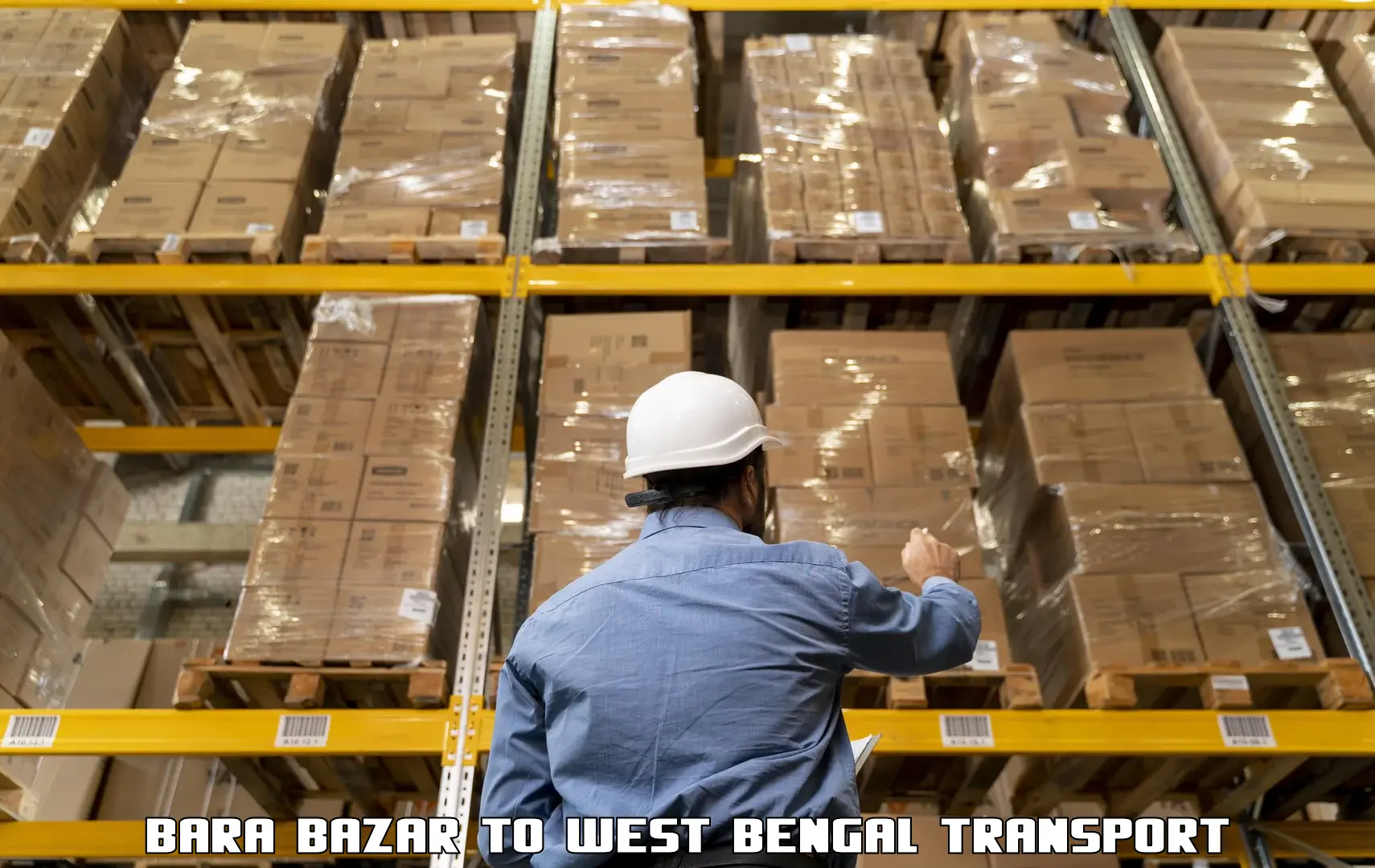 International cargo transportation services Bara Bazar to Bolpur