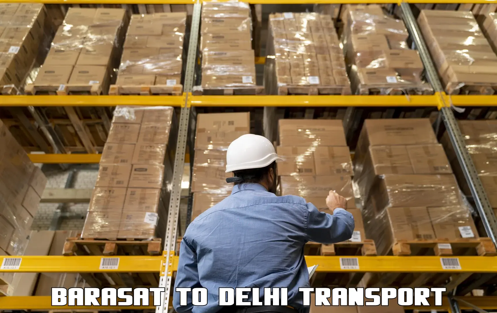 Two wheeler parcel service Barasat to Jamia Millia Islamia New Delhi
