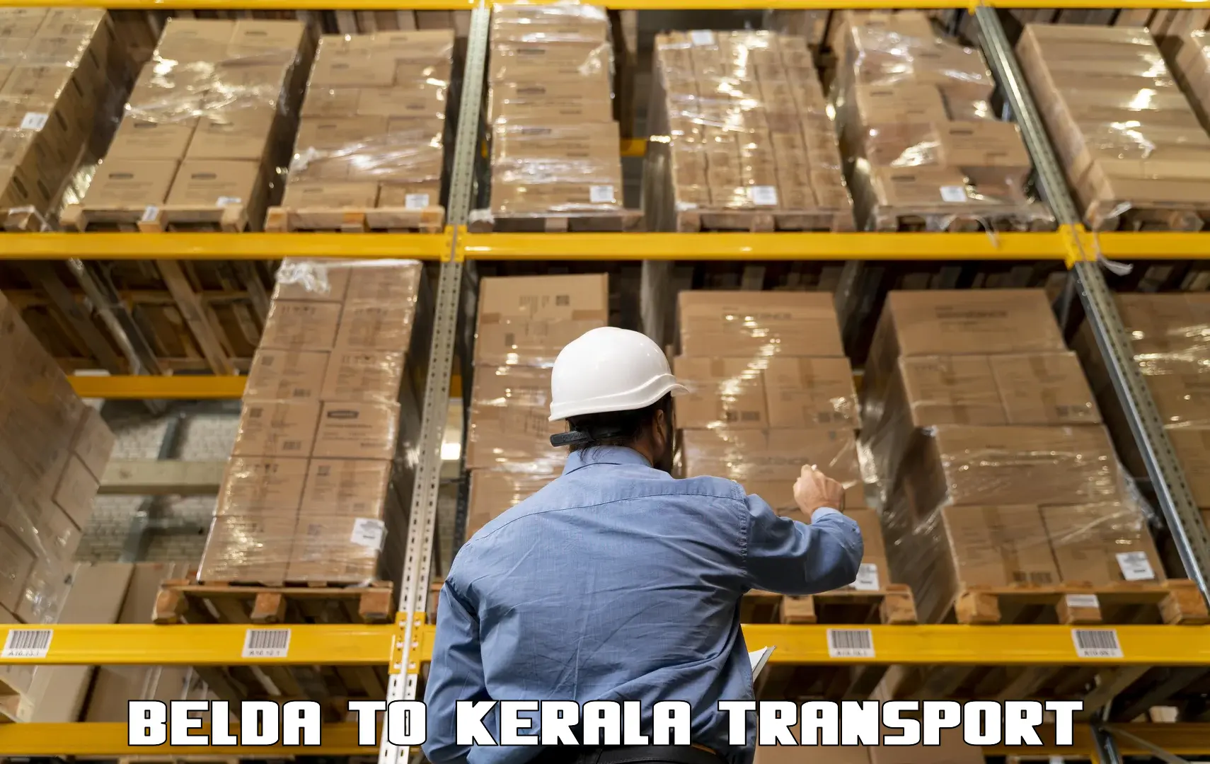 Pick up transport service Belda to Irinjalakuda