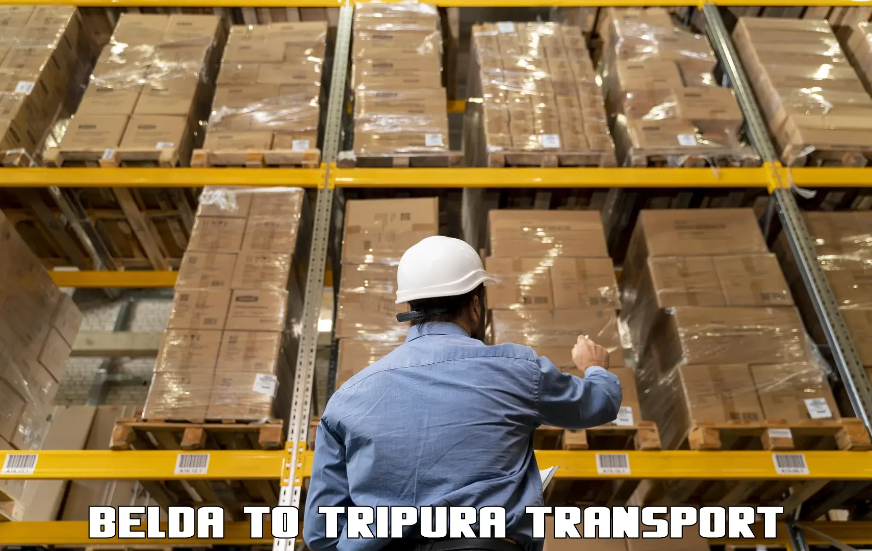 Road transport online services Belda to IIIT Agartala