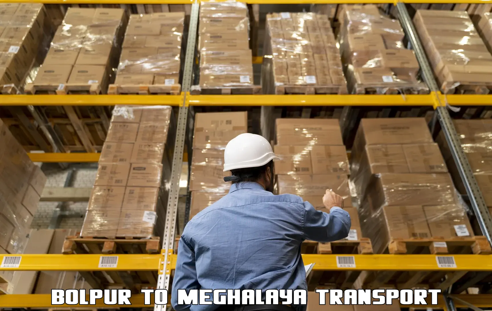 Material transport services Bolpur to Marshillong