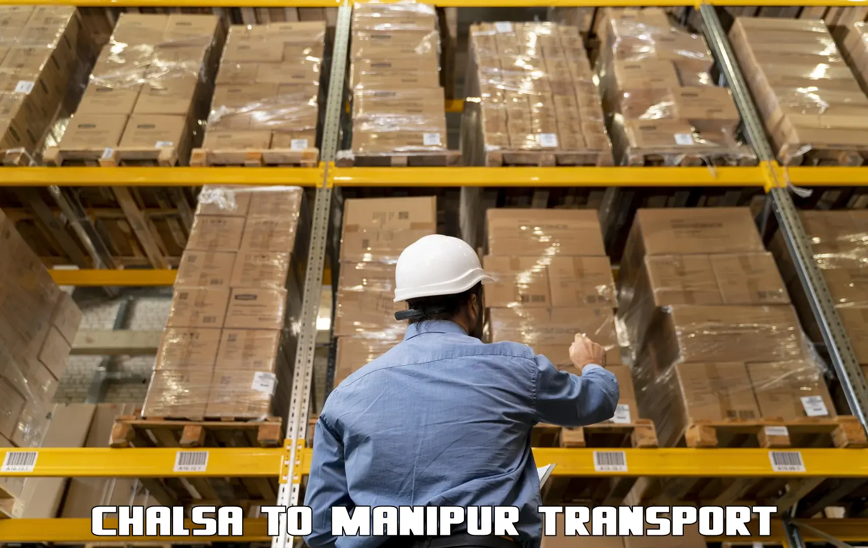 India truck logistics services Chalsa to Senapati