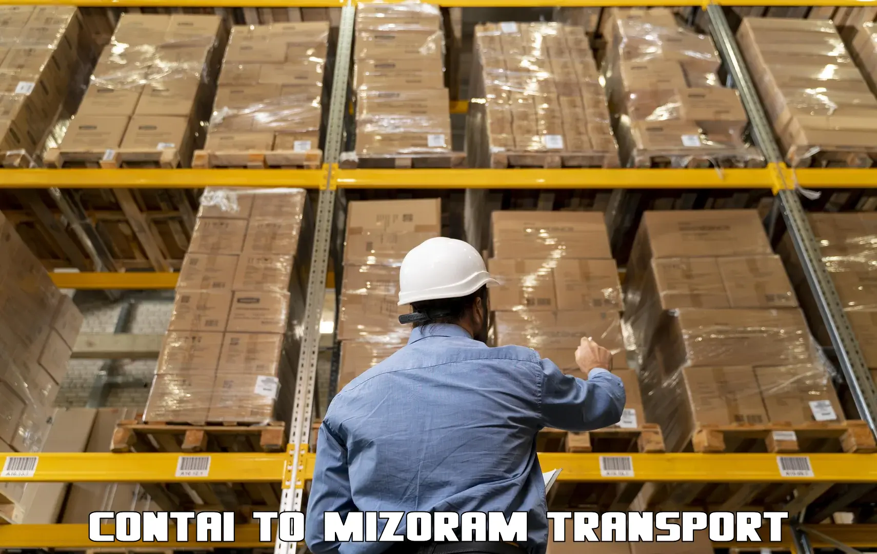 Pick up transport service Contai to Mizoram