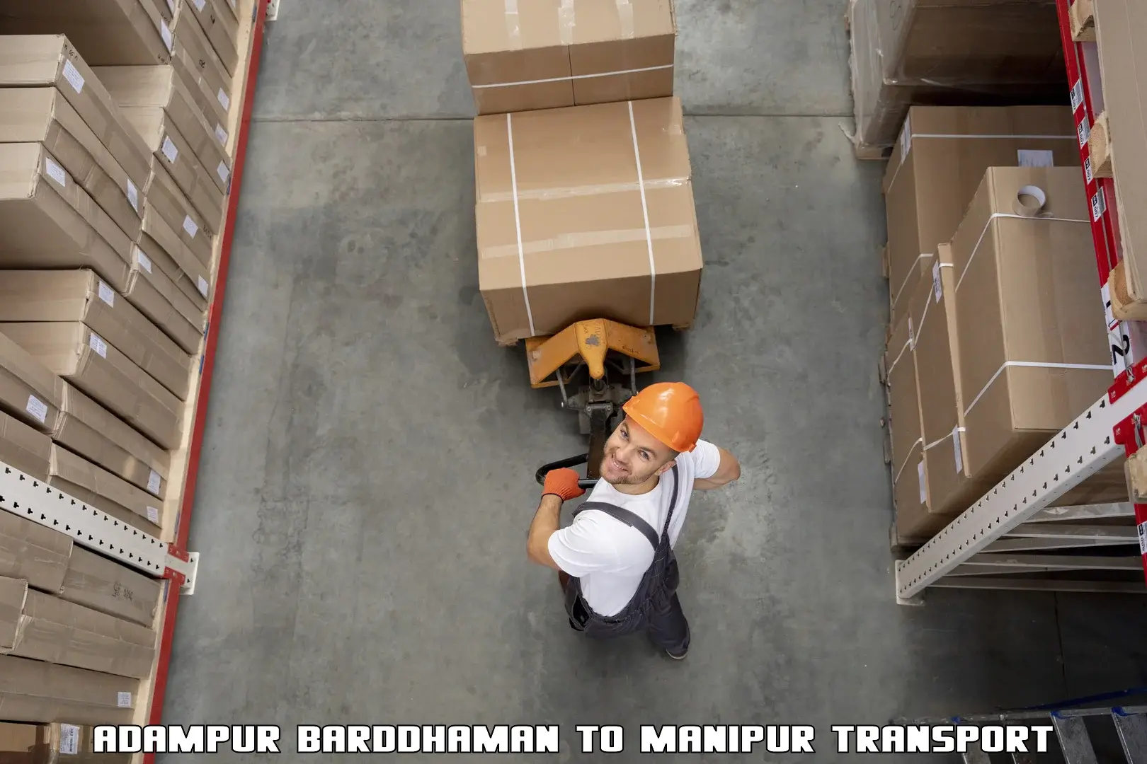 Domestic goods transportation services Adampur Barddhaman to Manipur
