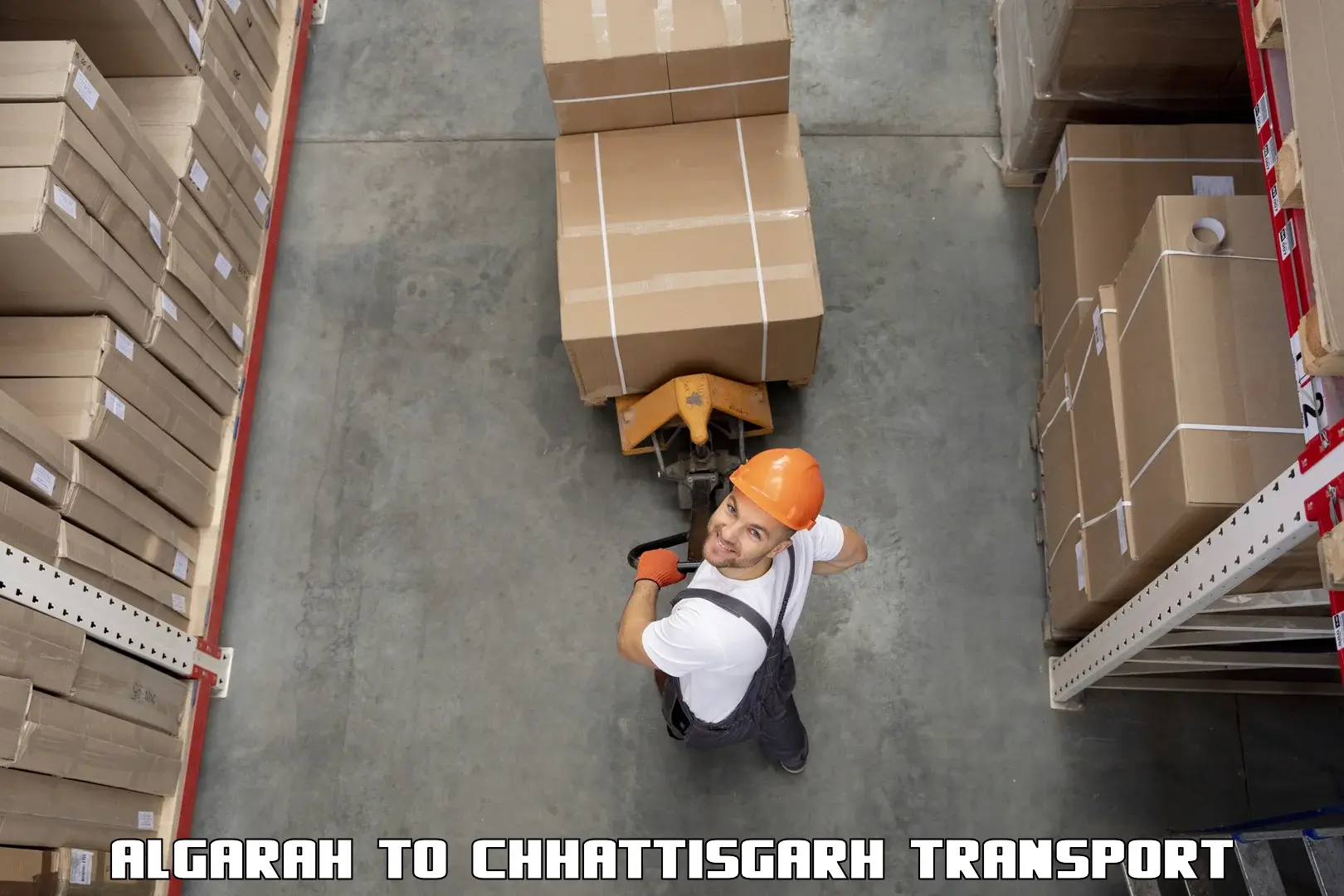 Delivery service in Algarah to Raigarh Chhattisgarh