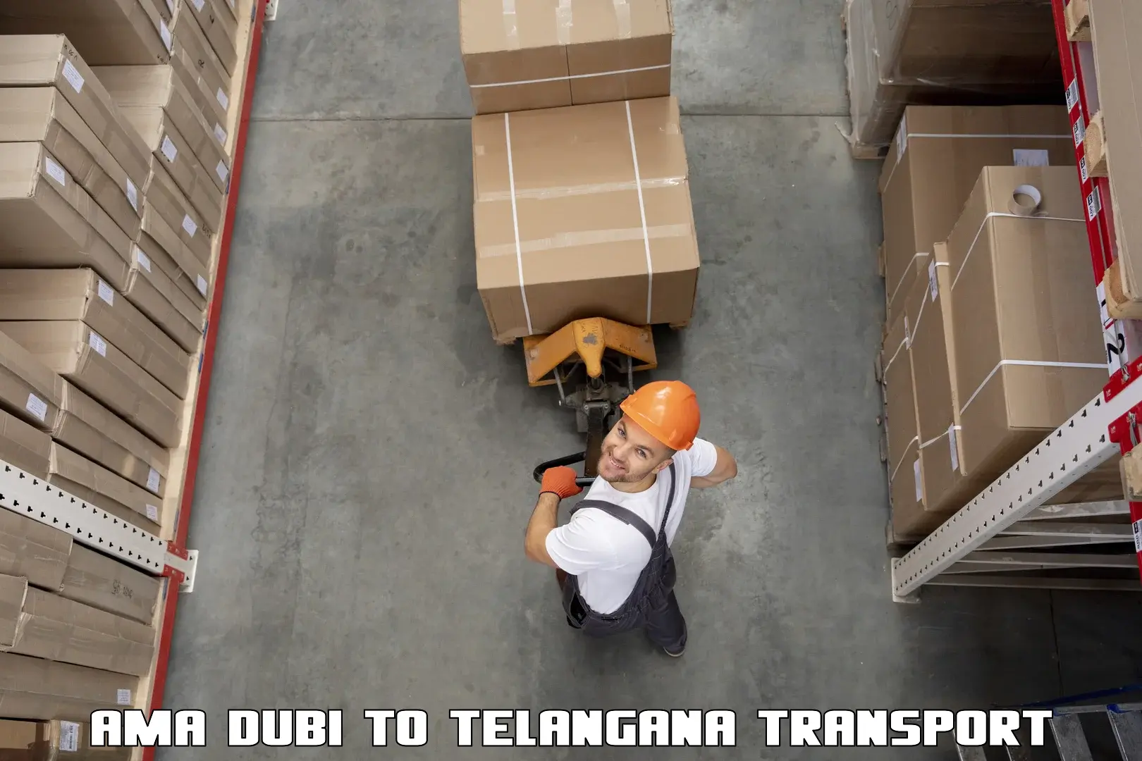 Intercity goods transport Ama Dubi to Yellareddy