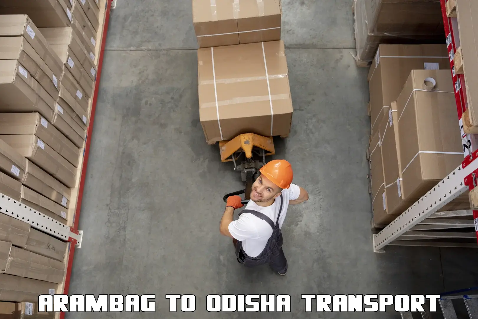Shipping services Arambag to Odisha