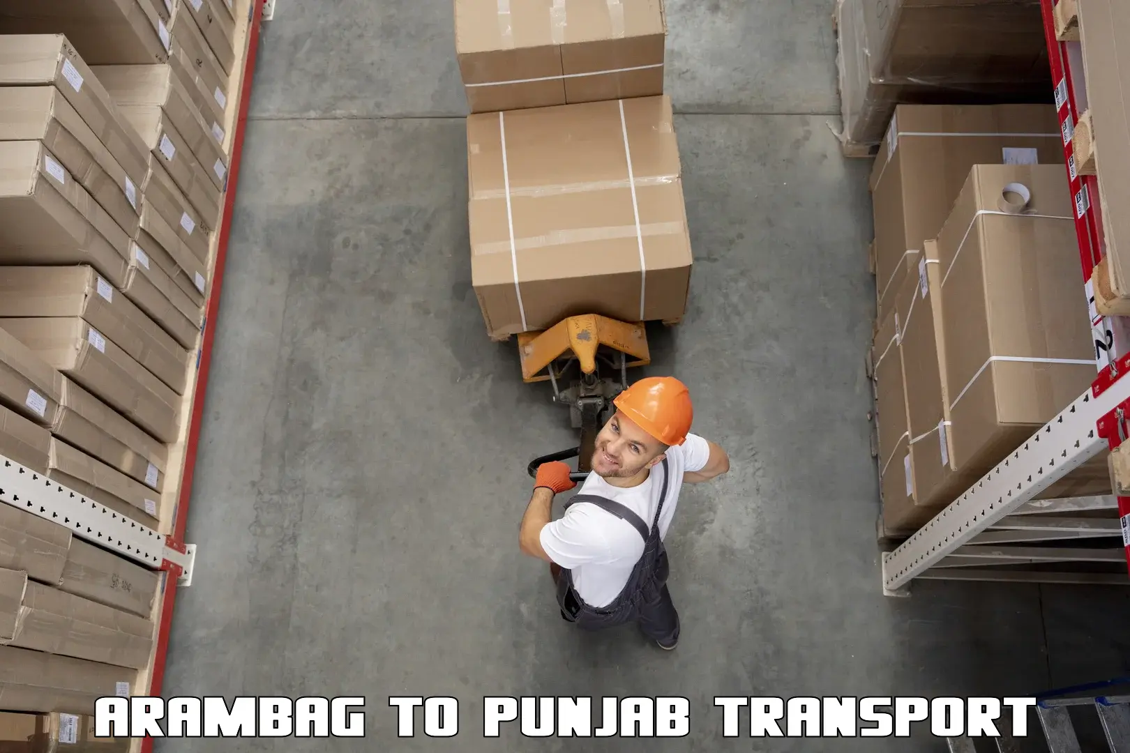 Lorry transport service Arambag to Patti Tarn Tara