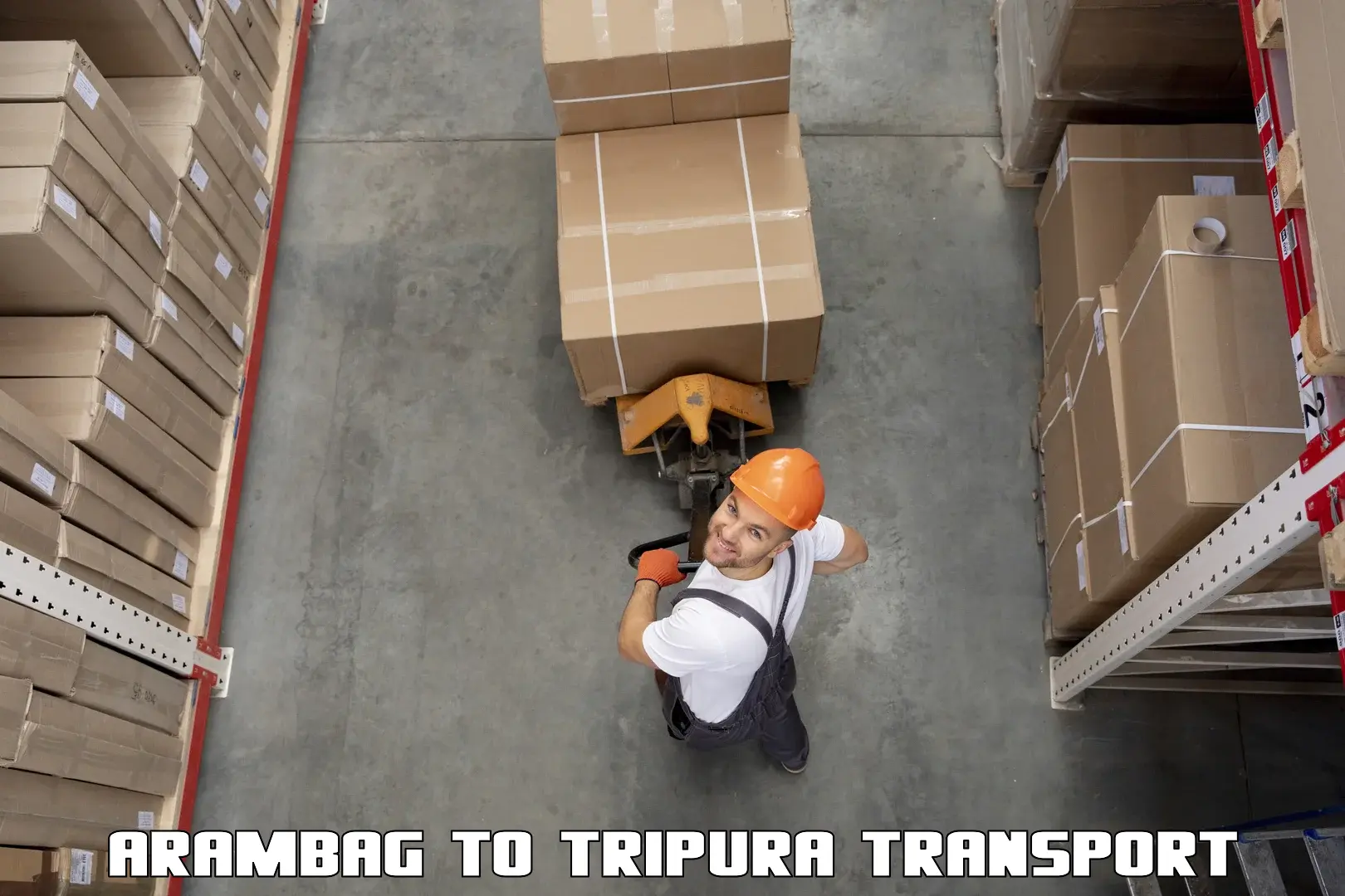 Container transport service in Arambag to Amarpur Gomati