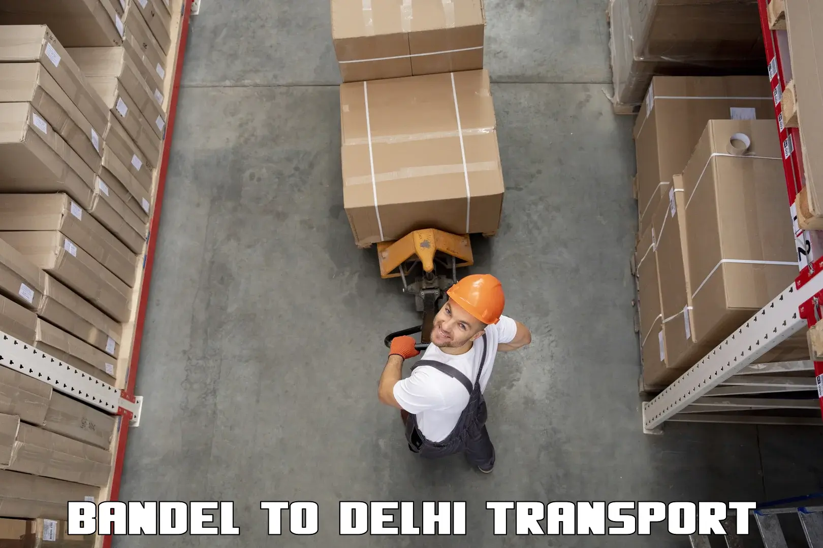 Goods transport services Bandel to East Delhi