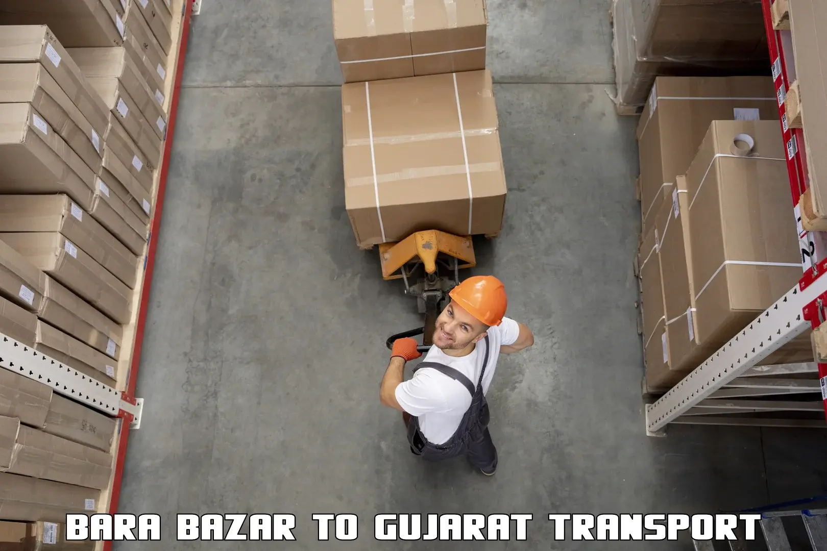 Transportation solution services Bara Bazar to Gujarat