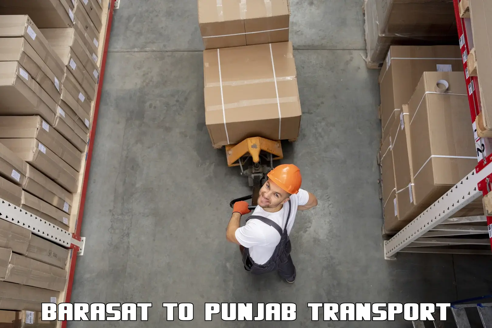 Parcel transport services Barasat to Abohar
