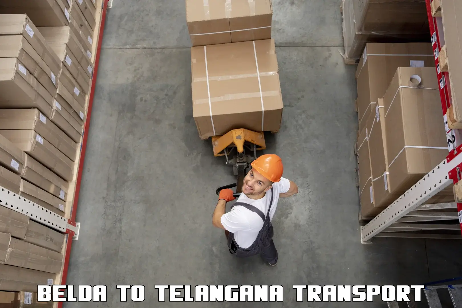 Interstate goods transport Belda to Nellikuduru