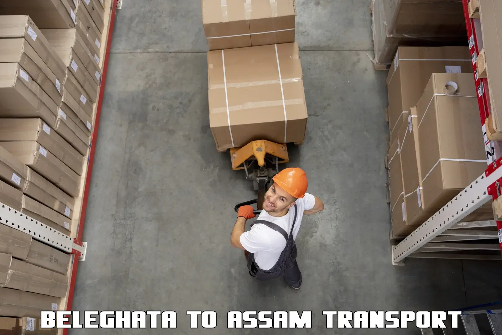 Interstate goods transport Beleghata to Assam