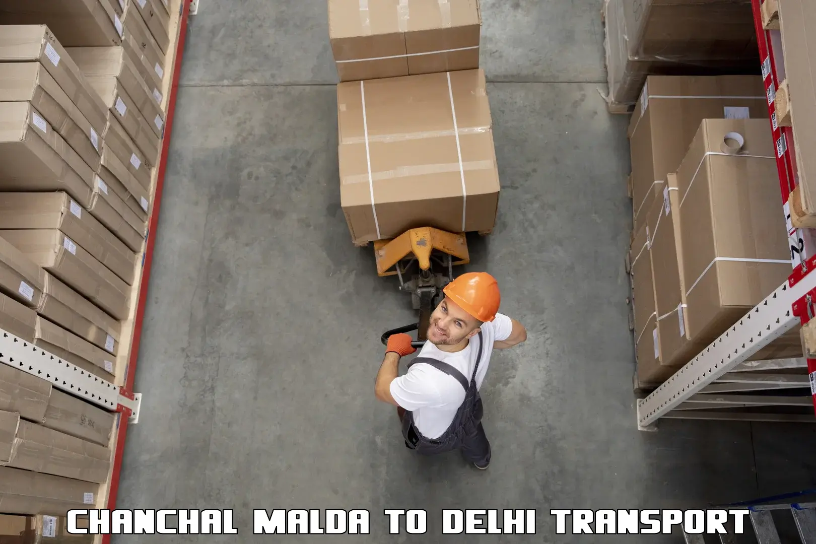 Two wheeler parcel service Chanchal Malda to NCR