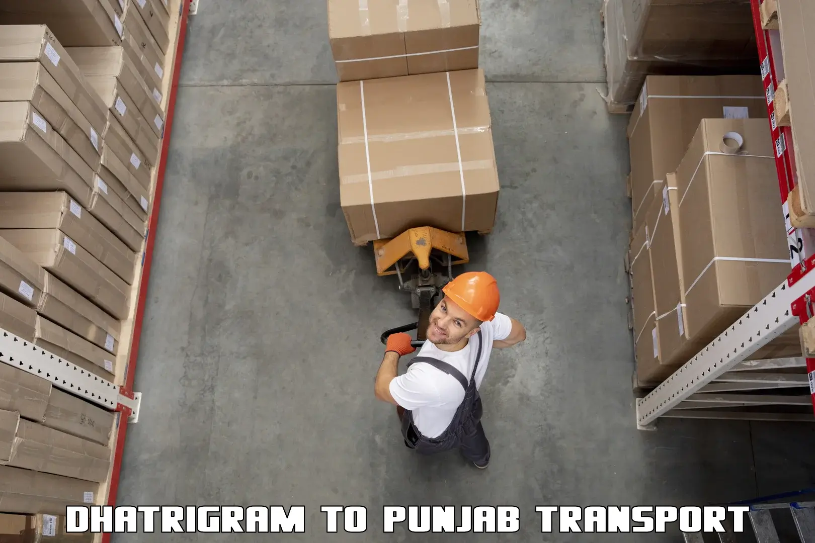Vehicle transport services Dhatrigram to Punjab
