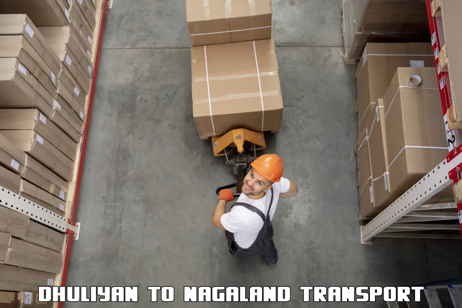 Truck transport companies in India Dhuliyan to Nagaland