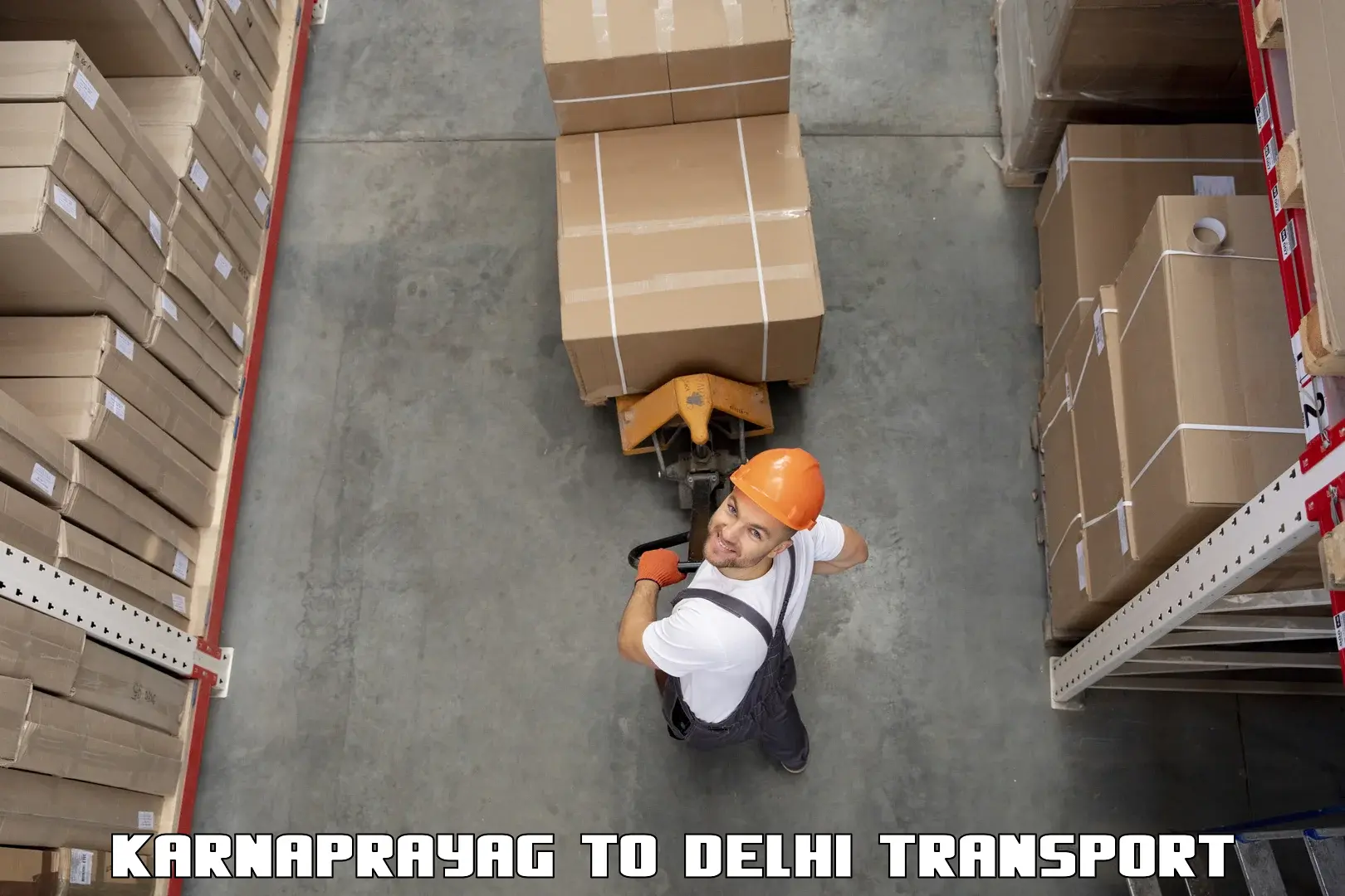 Transport services Karnaprayag to Jawaharlal Nehru University New Delhi