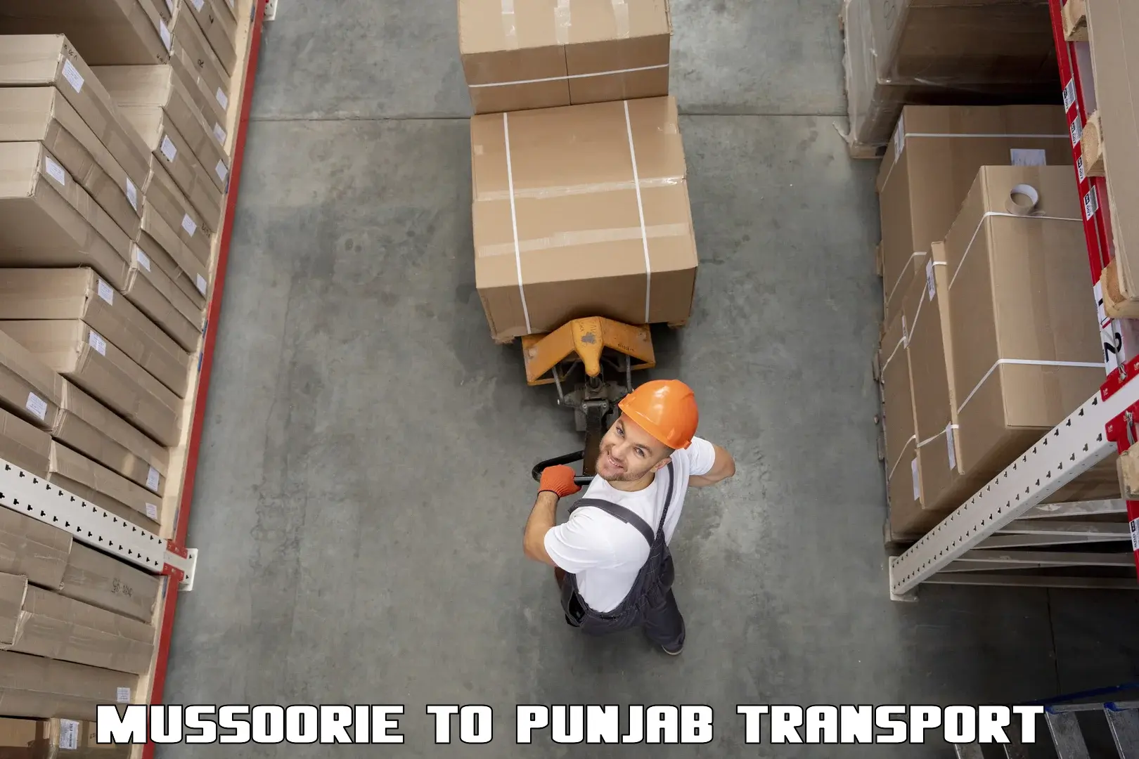 Domestic goods transportation services Mussoorie to Mohali