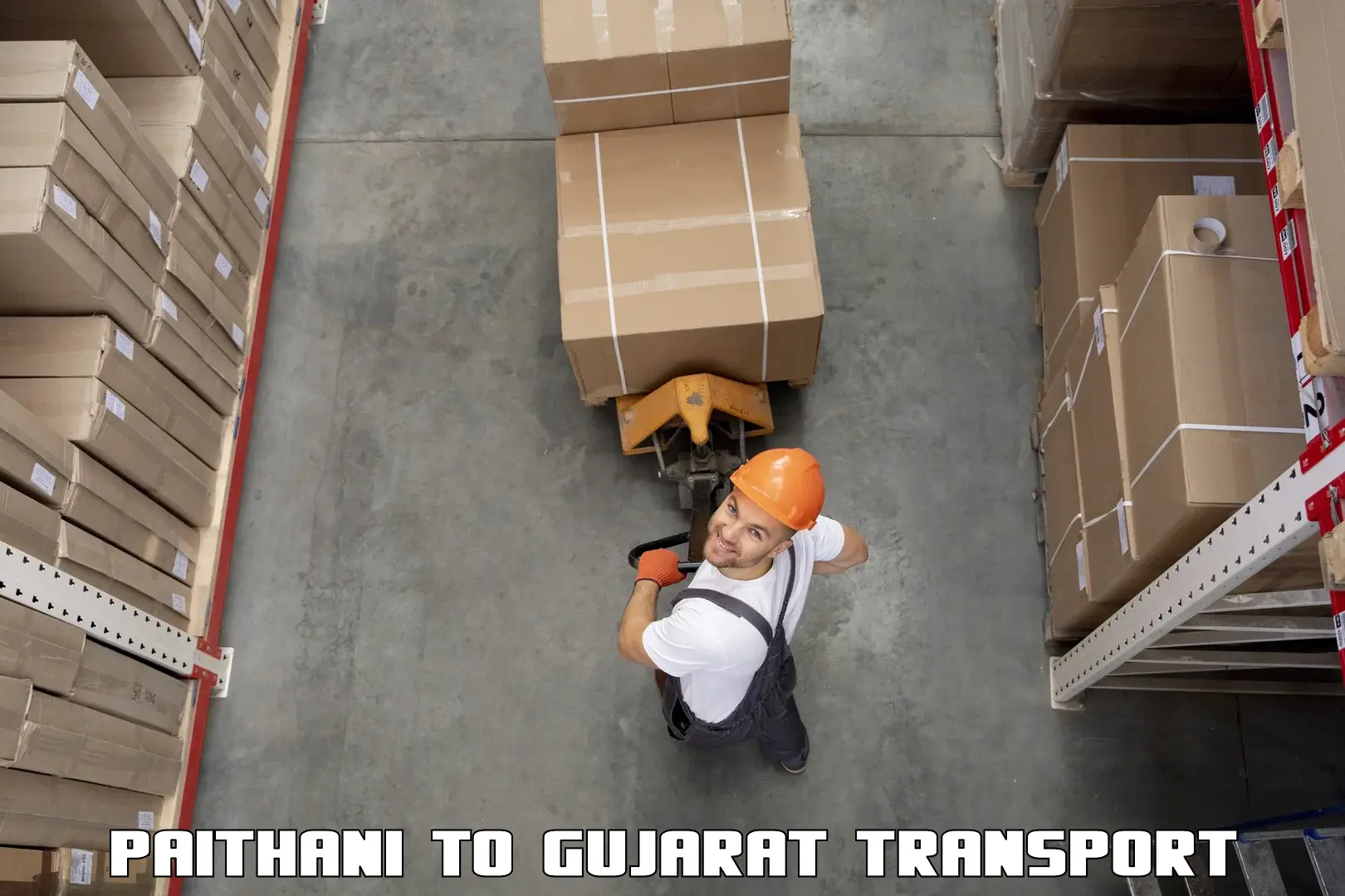 Daily transport service Paithani to Gujarat
