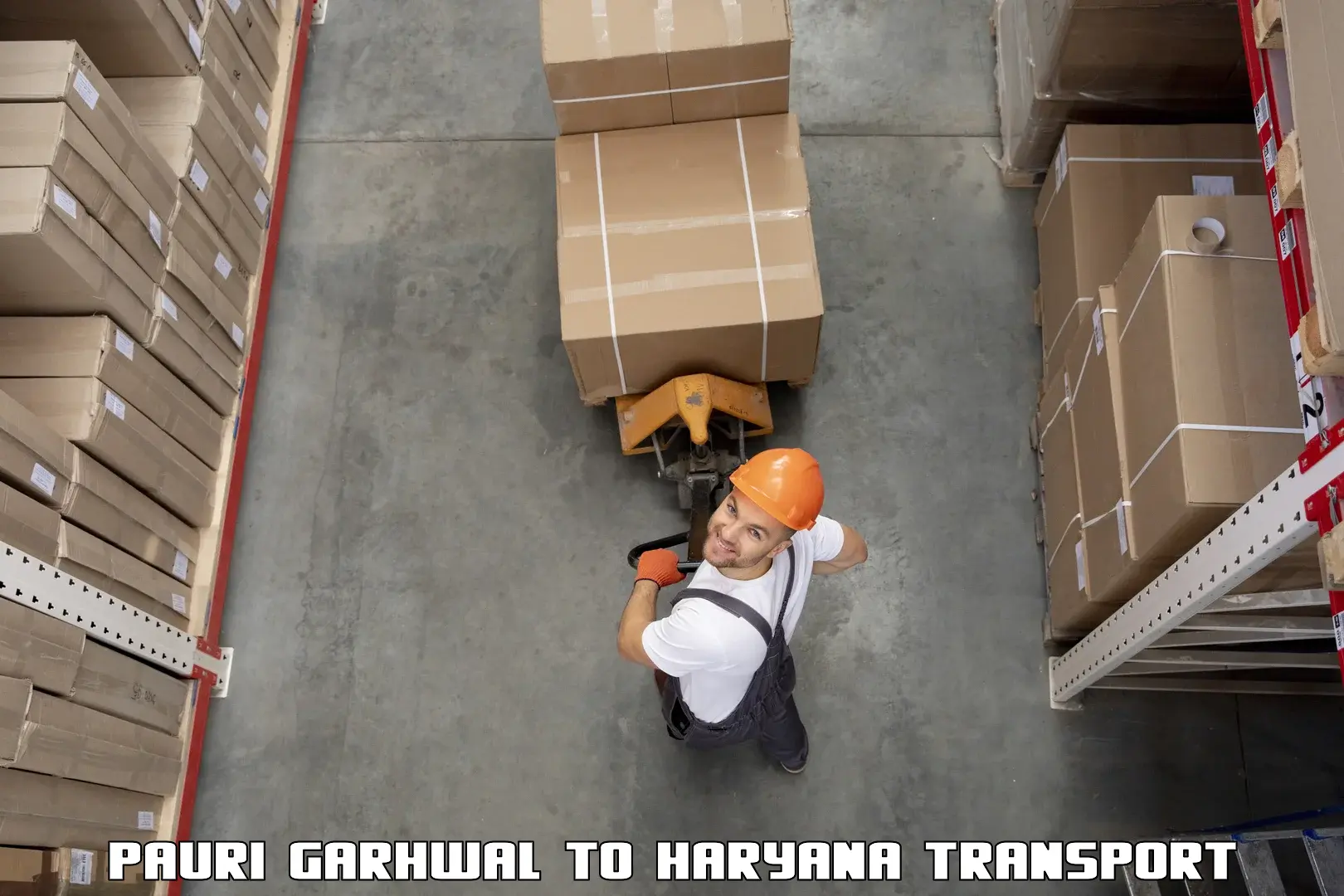 All India transport service Pauri Garhwal to NCR Haryana