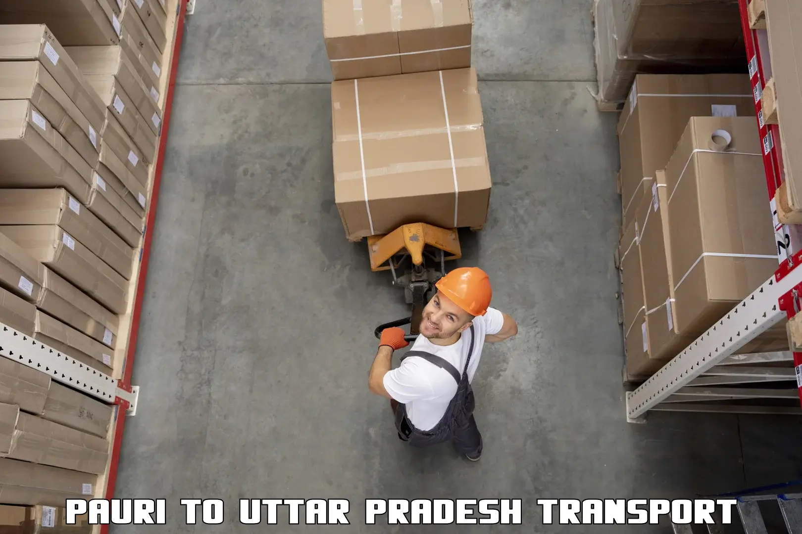 Material transport services Pauri to Shahjahanpur