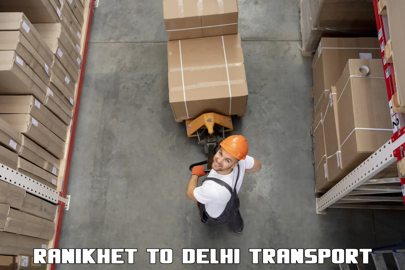 Transport shared services Ranikhet to East Delhi