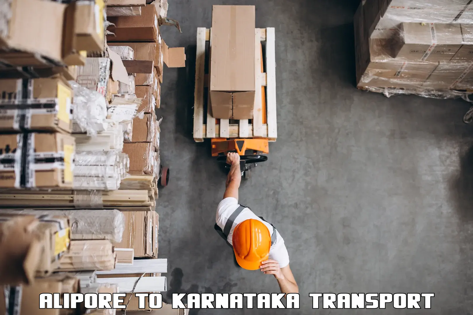 Material transport services Alipore to Jagalur