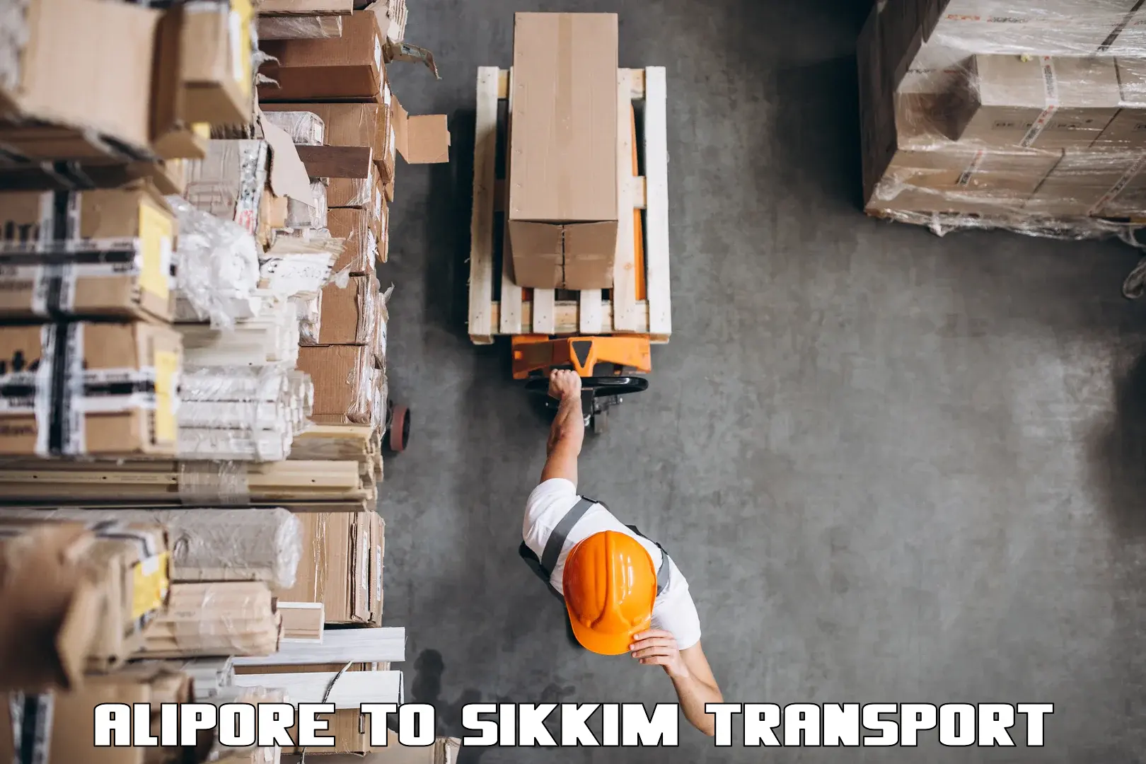 Transport shared services Alipore to Sikkim