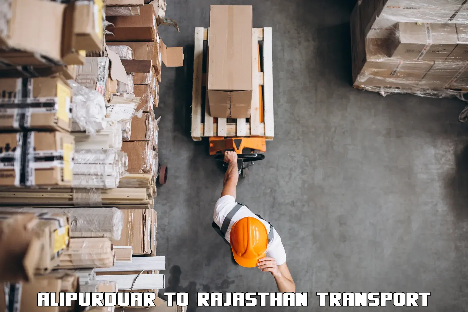 Material transport services in Alipurduar to Anupgarh