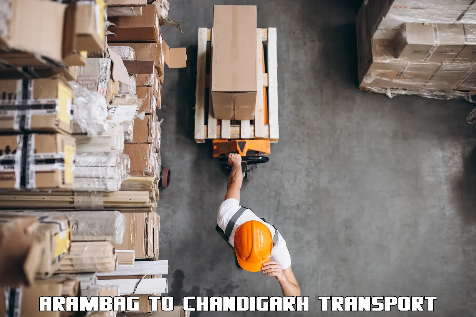 Air freight transport services Arambag to Chandigarh