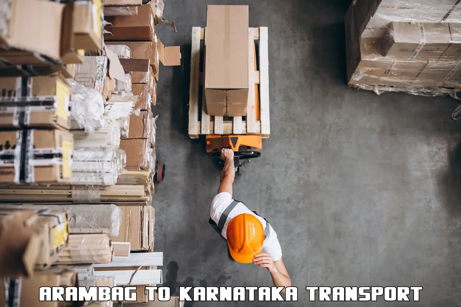 Interstate transport services Arambag to Hukkeri