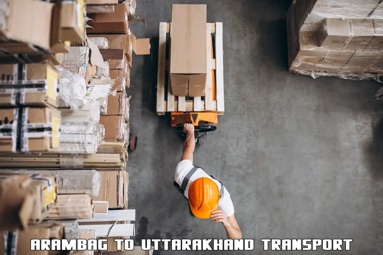 Air freight transport services Arambag to NIT Garhwal