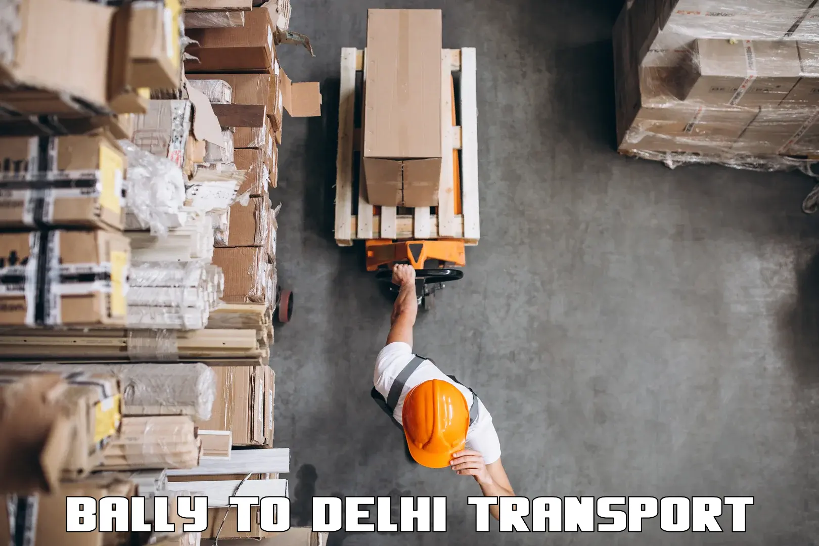 Door to door transport services Bally to Delhi