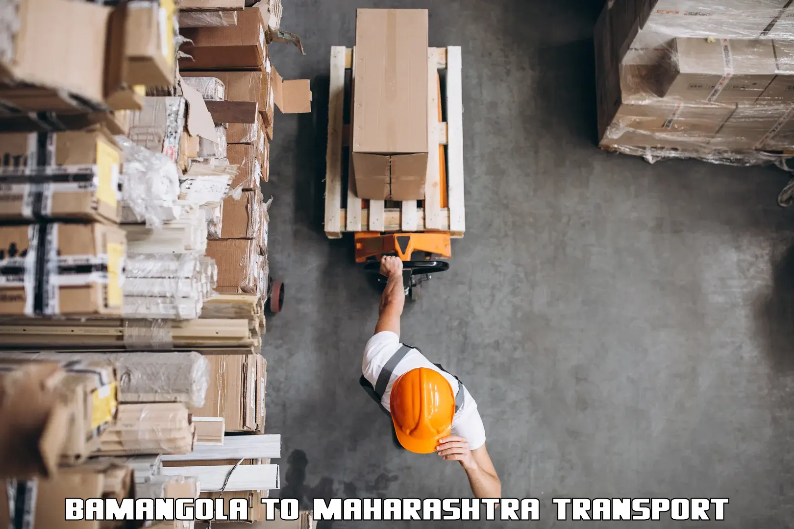 Material transport services Bamangola to Kavathe Mahankal