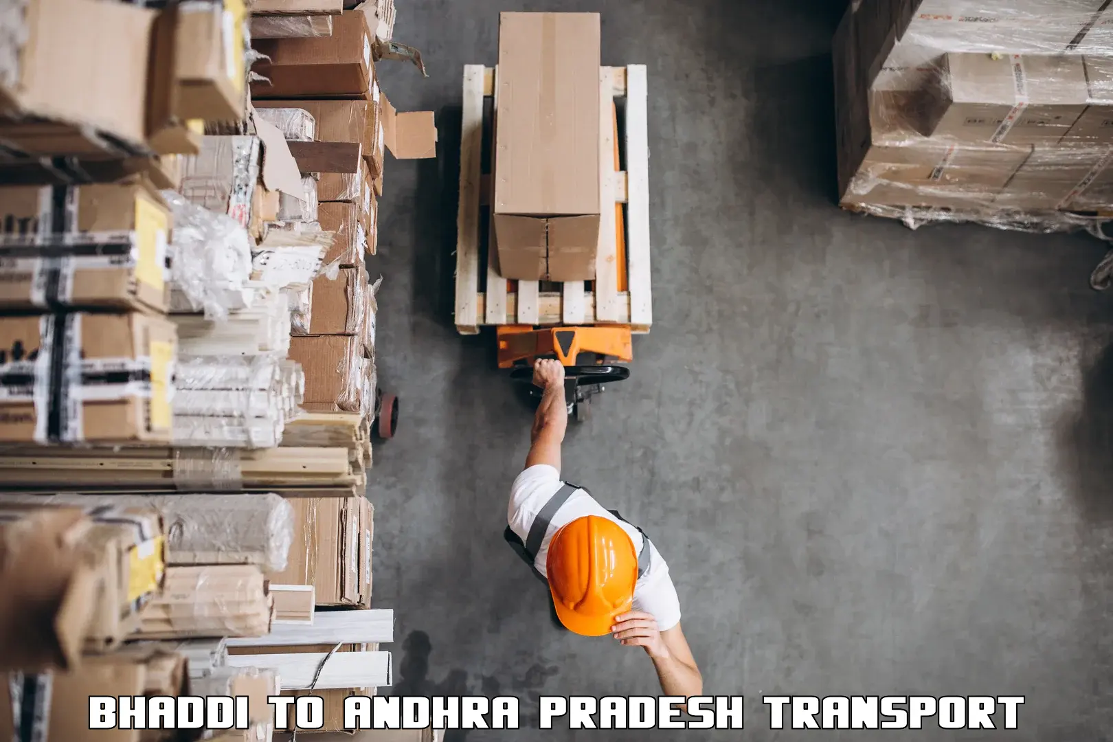 Container transport service Bhaddi to Srisailam