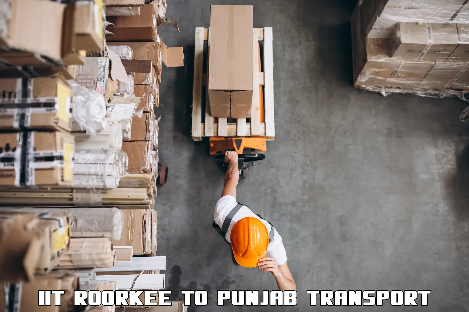 Cargo train transport services IIT Roorkee to Fazilka