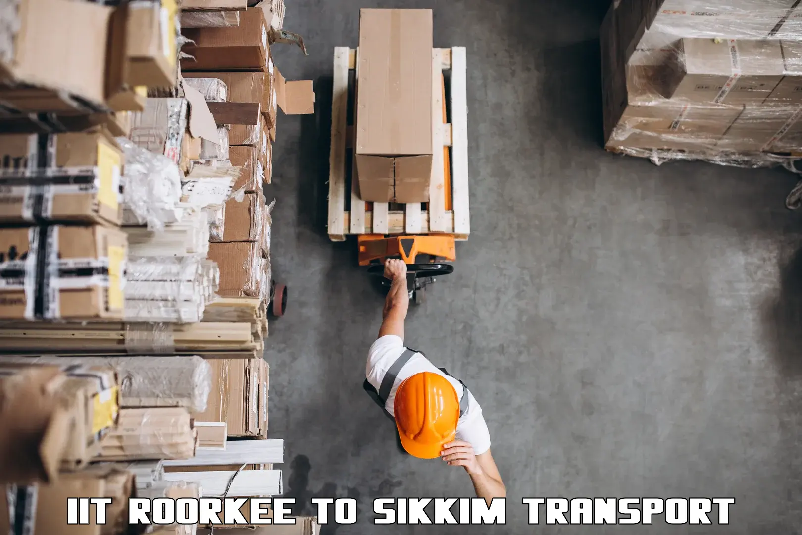 Logistics transportation services IIT Roorkee to Singtam