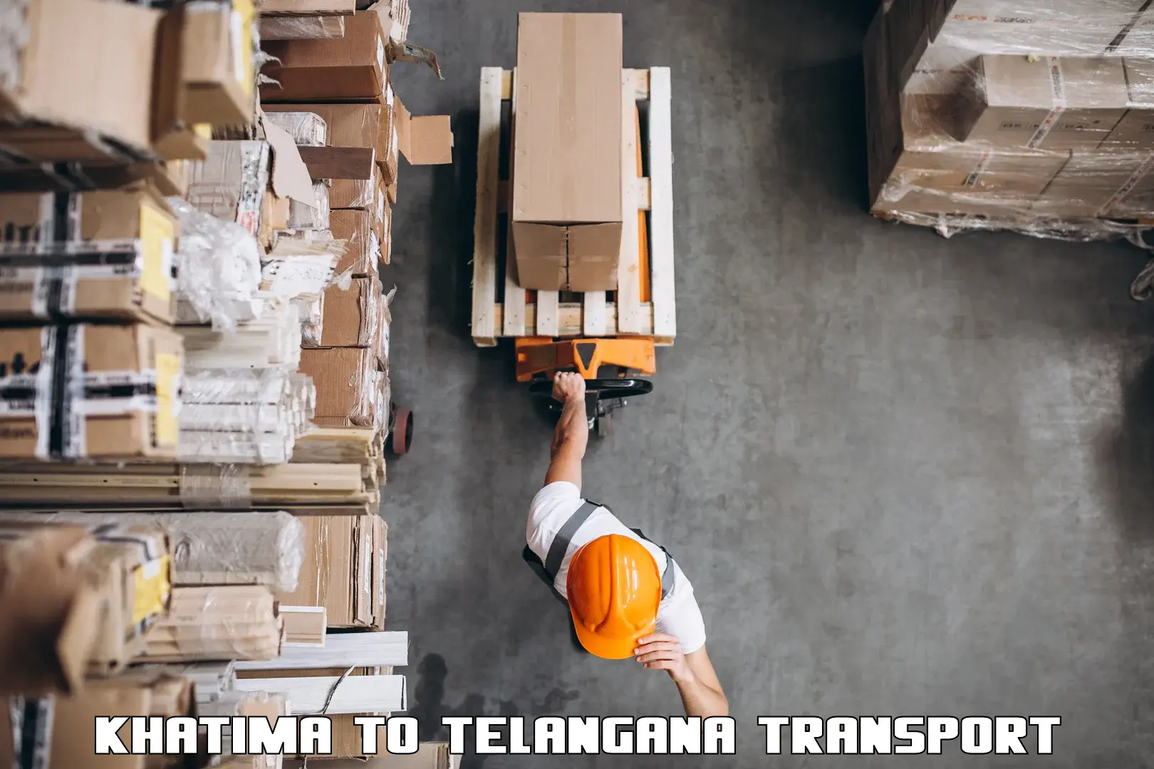 Delivery service Khatima to Telangana