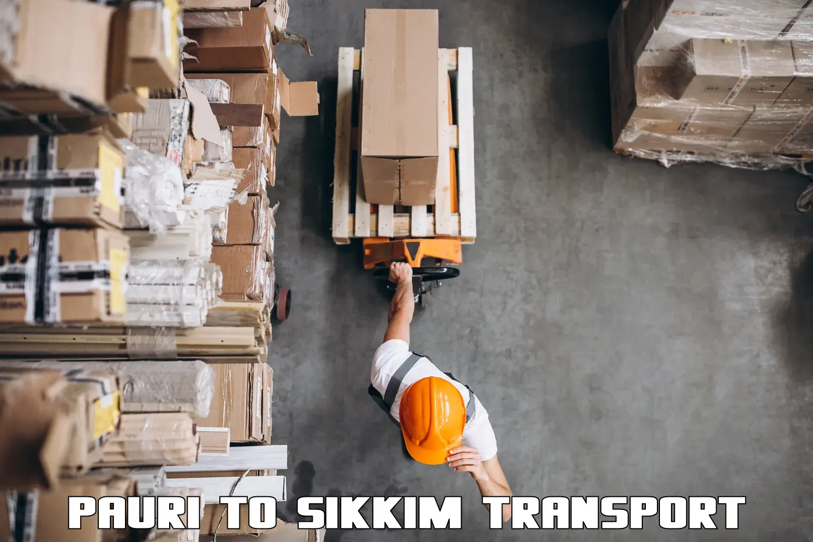 Air cargo transport services Pauri to West Sikkim