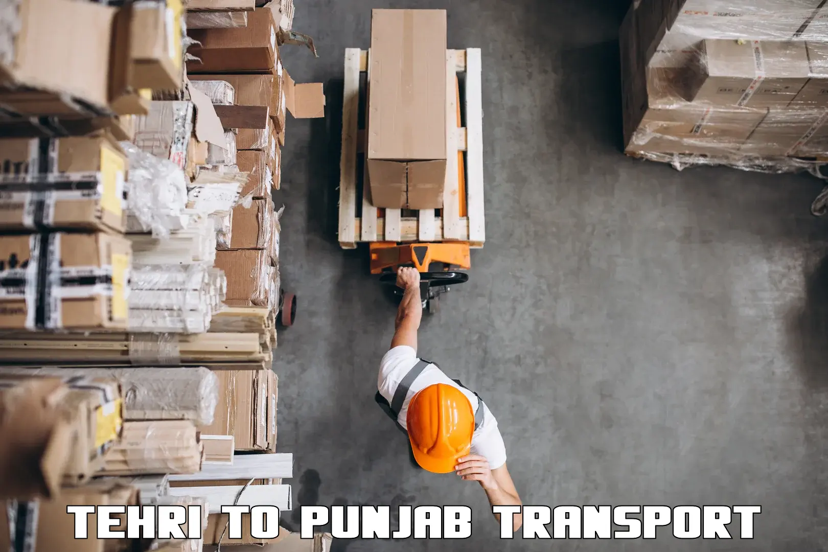 Container transportation services Tehri to Kotkapura