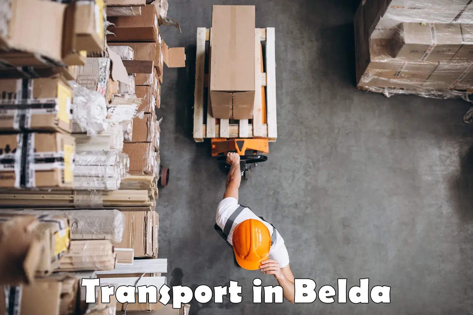 Air freight transport services in Belda