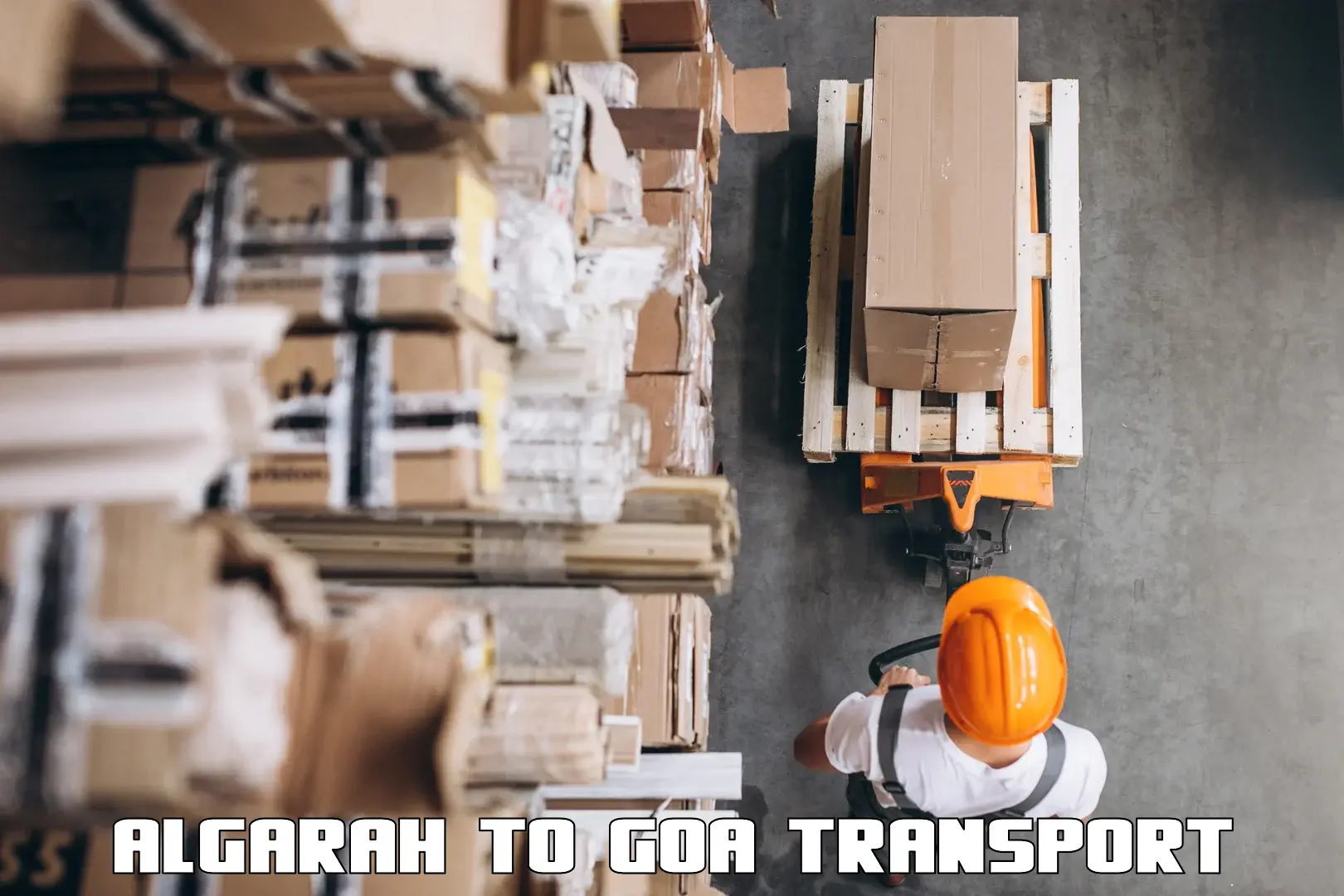 International cargo transportation services Algarah to South Goa
