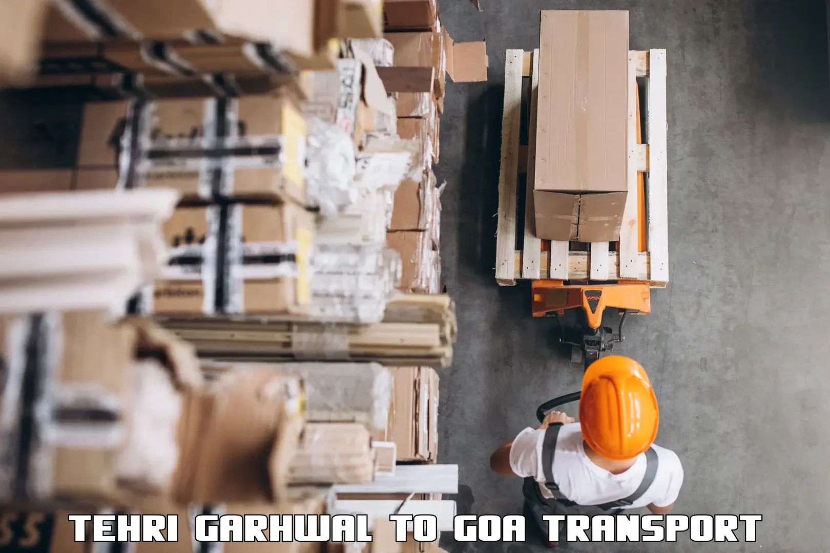 Lorry transport service Tehri Garhwal to Bicholim