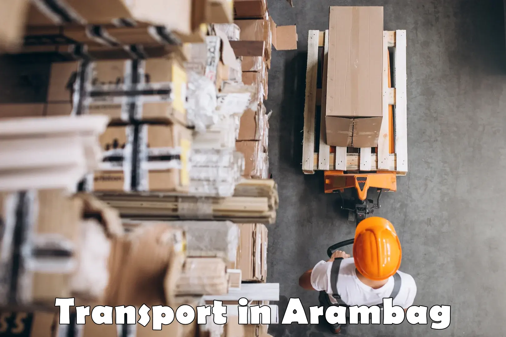 Daily parcel service transport in Arambag