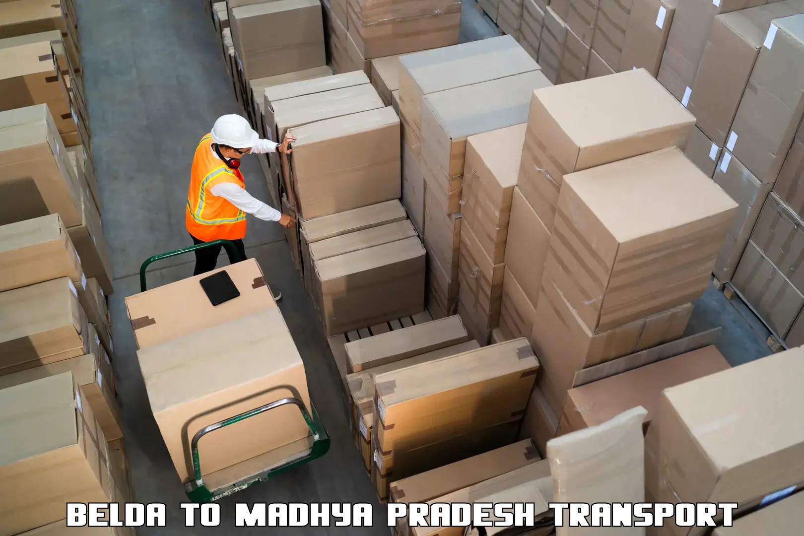Material transport services Belda to Khirkiya