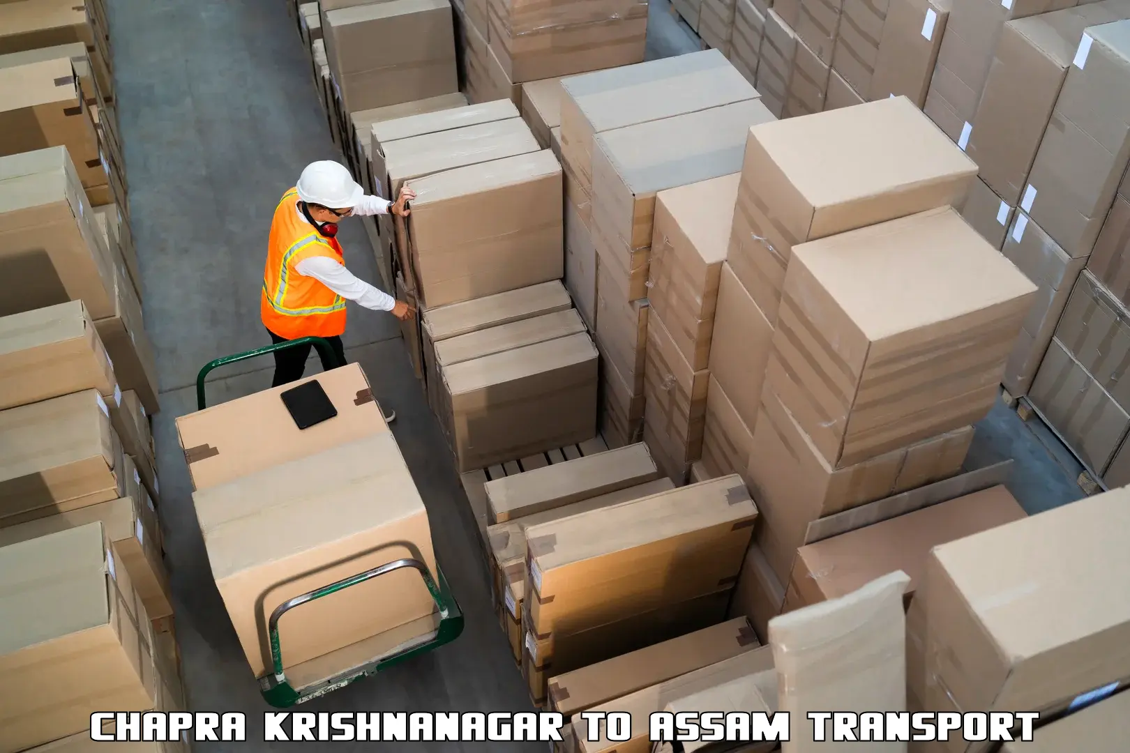 Container transport service Chapra Krishnanagar to Moranhat